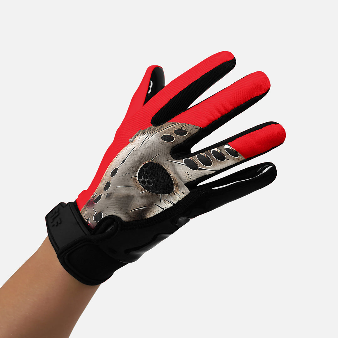 Hockey Mask Sticky Football Receiver Gloves