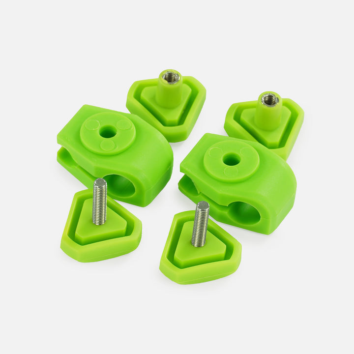 Hot Green Football Helmet Visor Quick Clips