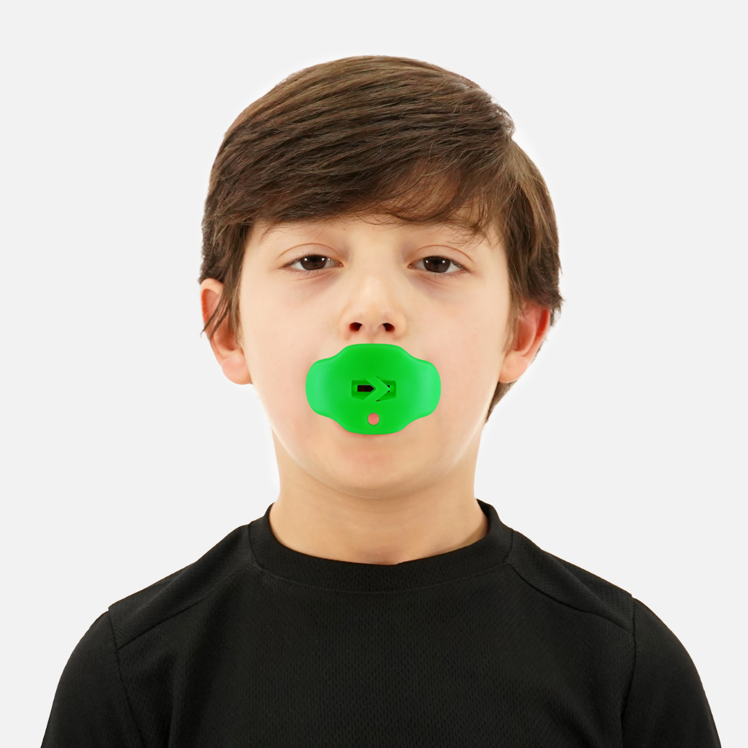 Hot Green Kids Soft Football Mouthguard