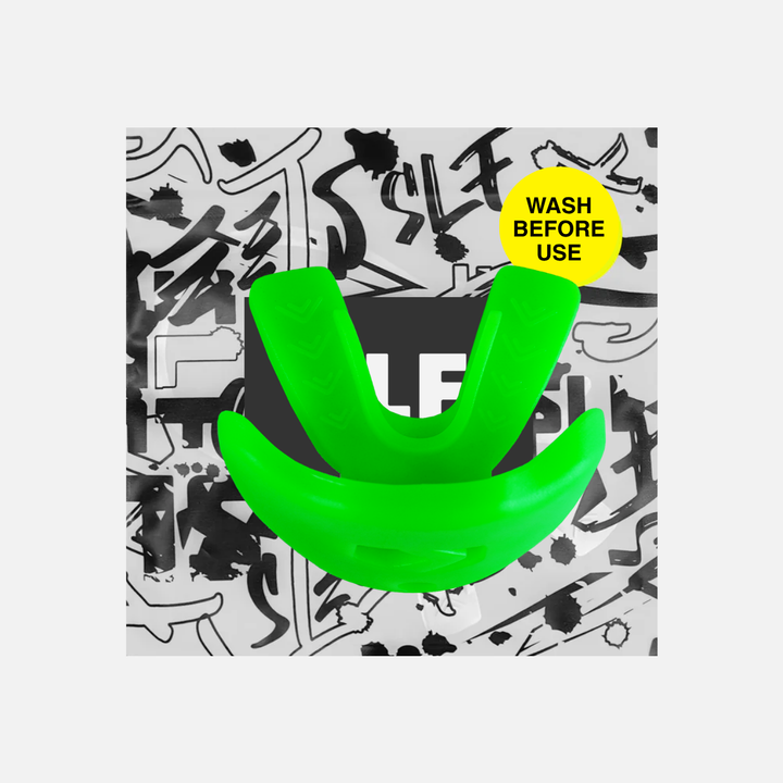 Hot Green Kids Soft Football Mouthguard
