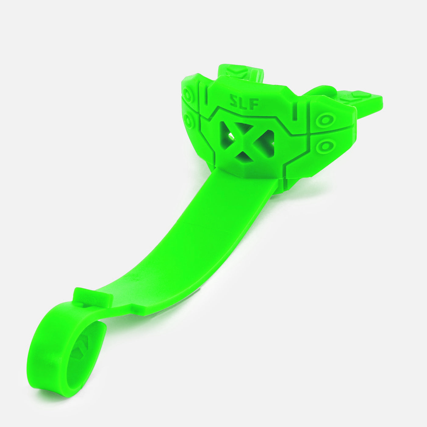 Hot Green X Football Mouthguard with Logo