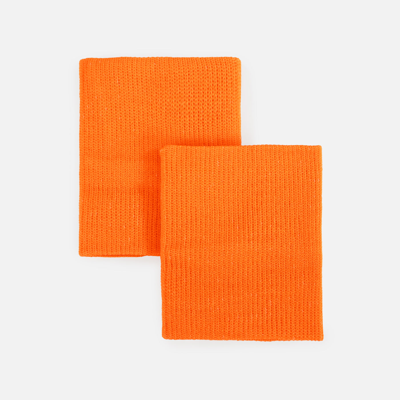 Hot Orange Drip Wristbands (Pair)