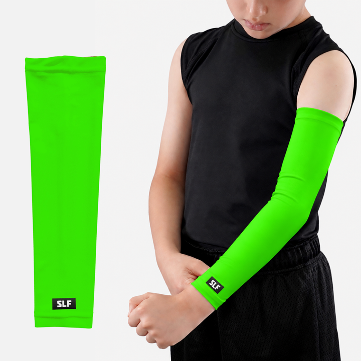 Hot Green Kids Arm Sleeve
