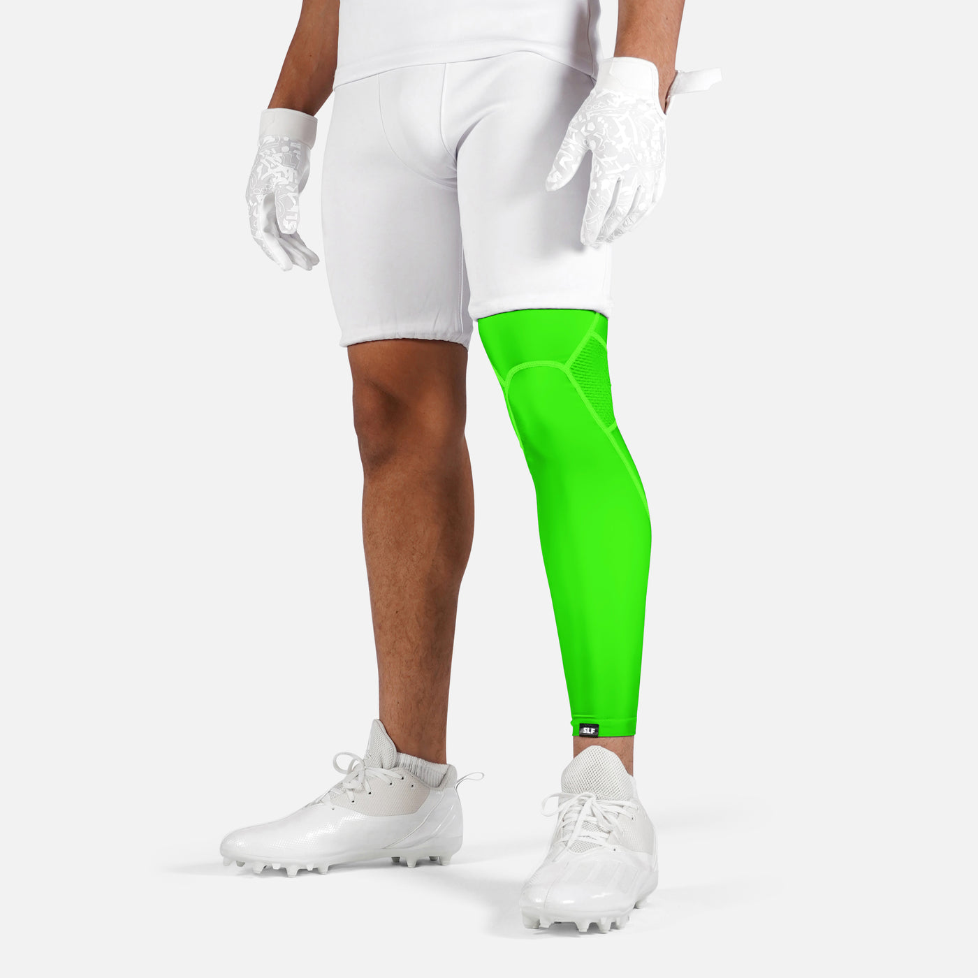 Hot Green Football Pro Leg Sleeve