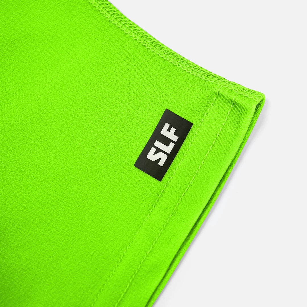 Hot Green Spats / Cleat Covers - Big
