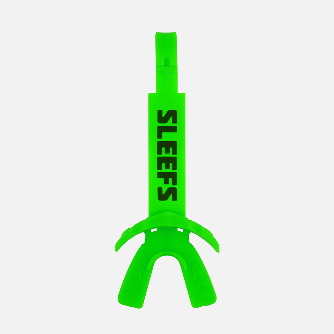 Hot Green X Football Mouthguard with Logo