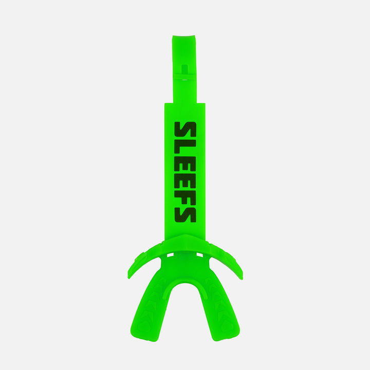 Hot Green X Football Mouthguard with Logo