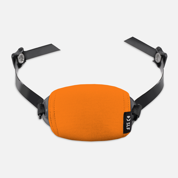 Hot Orange Chin Strap Cover