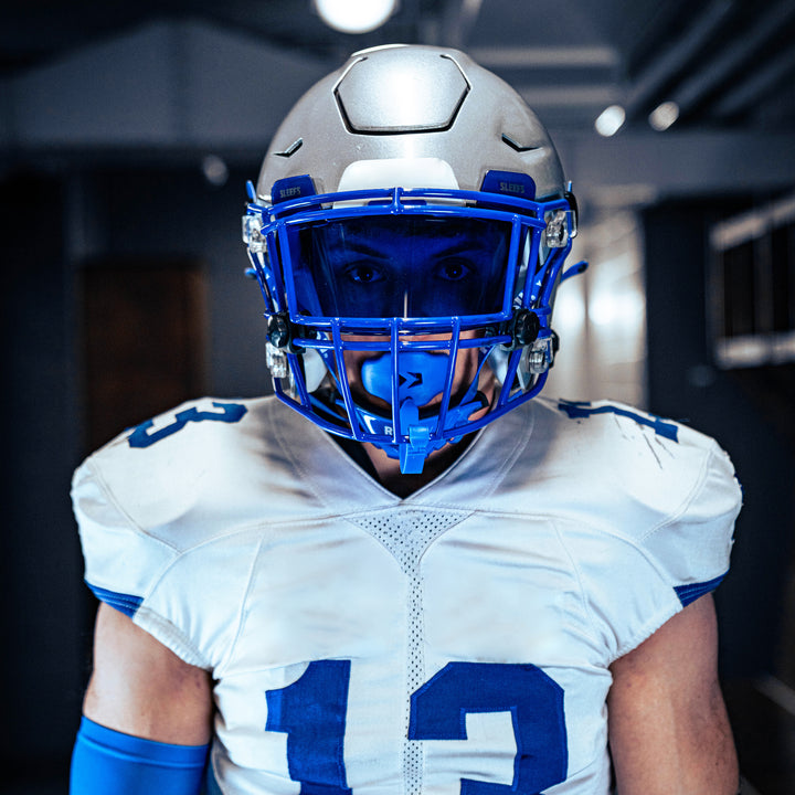 Hue Blue Soft Football Mouthguard