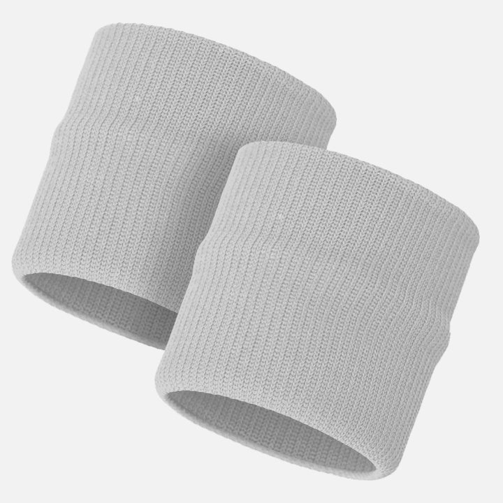 Hue Light Gray Drip Wristbands (Pair)