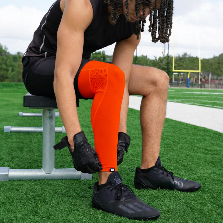 Hue Orange Football Pro Leg Sleeve