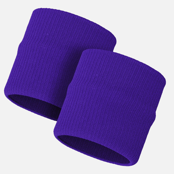 Hue Purple Drip Wristbands (Pair)