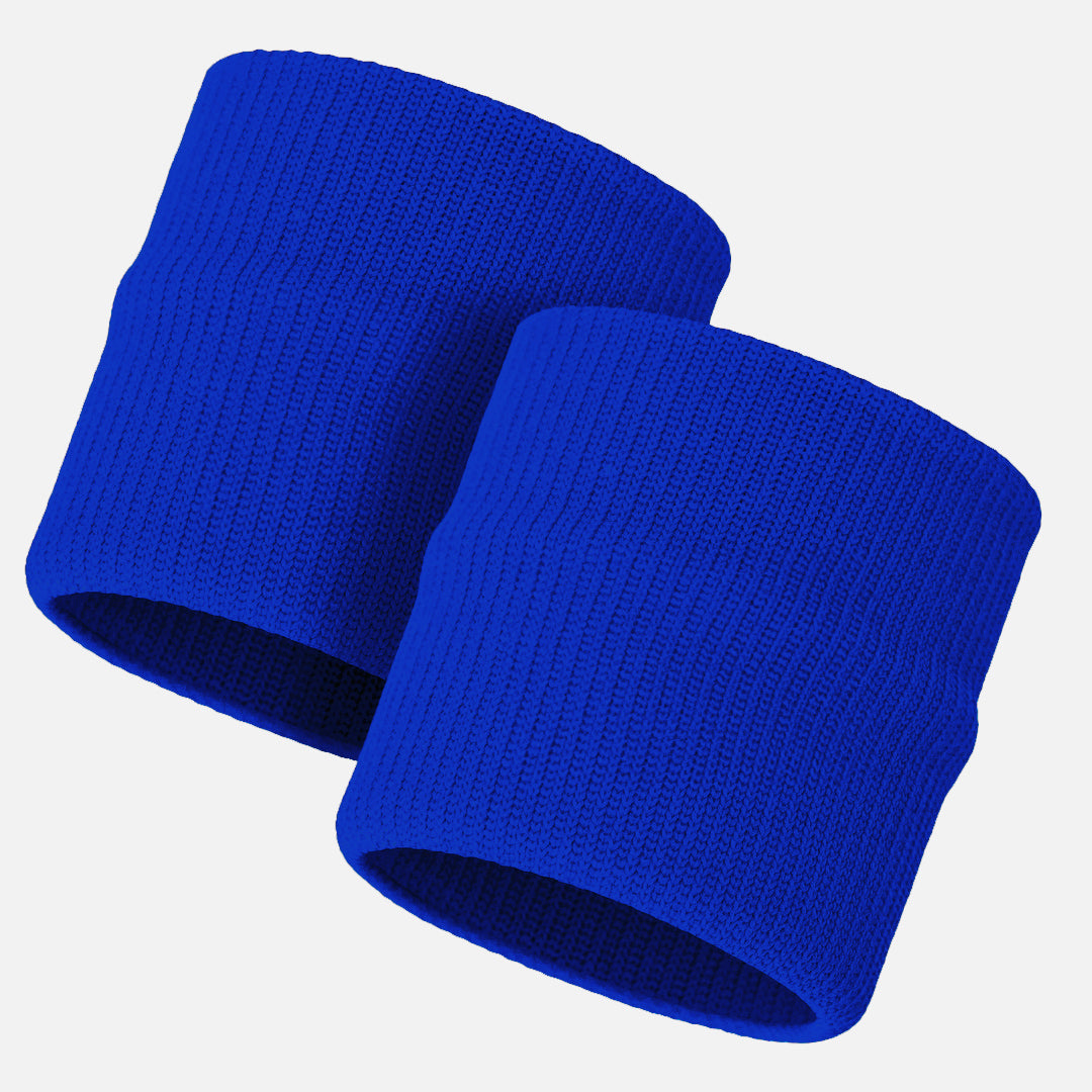 Hue Royal Blue Drip Wristbands (Pair)