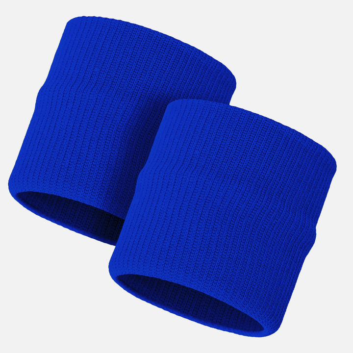 Hue Royal Blue Drip Wristbands (Pair)