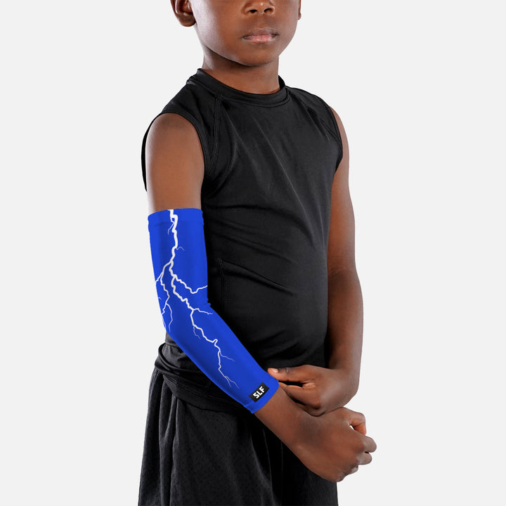Blue Lightning Kids Arm Sleeve