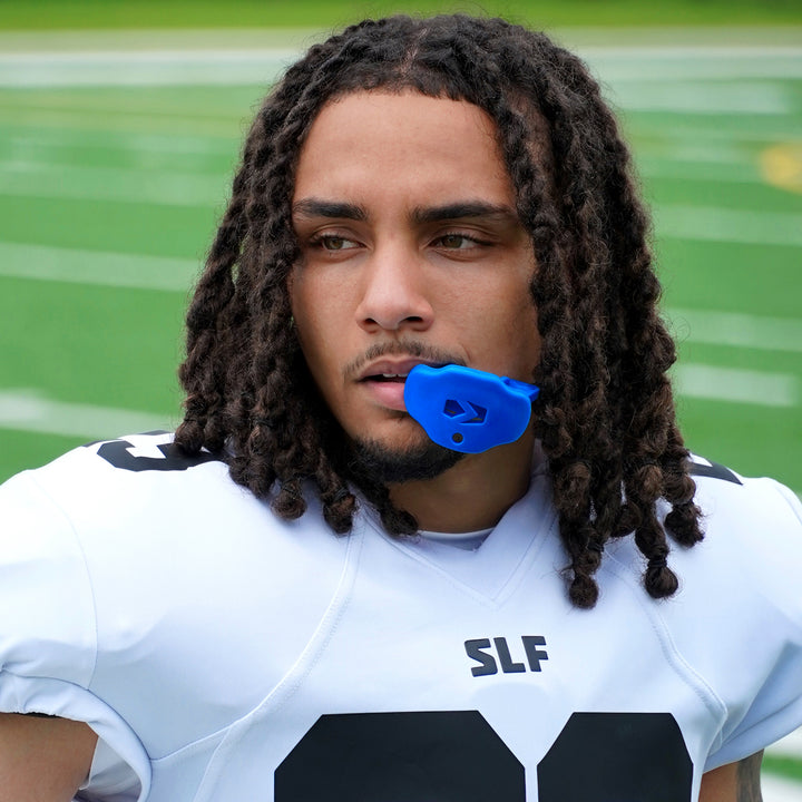 Hue Blue Soft Football Mouthguard