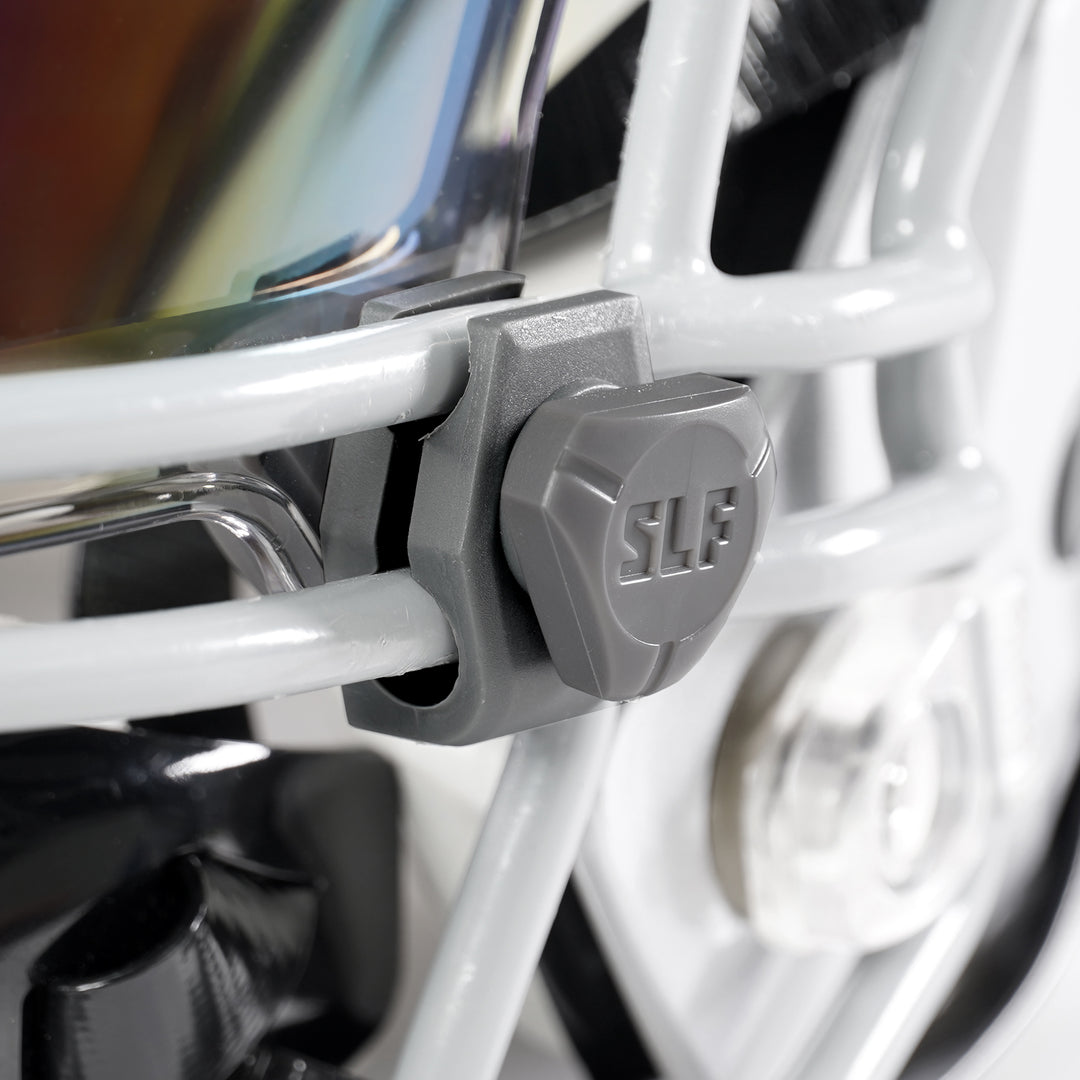 Hue Dark Gray Football Helmet Visor Quick Clips