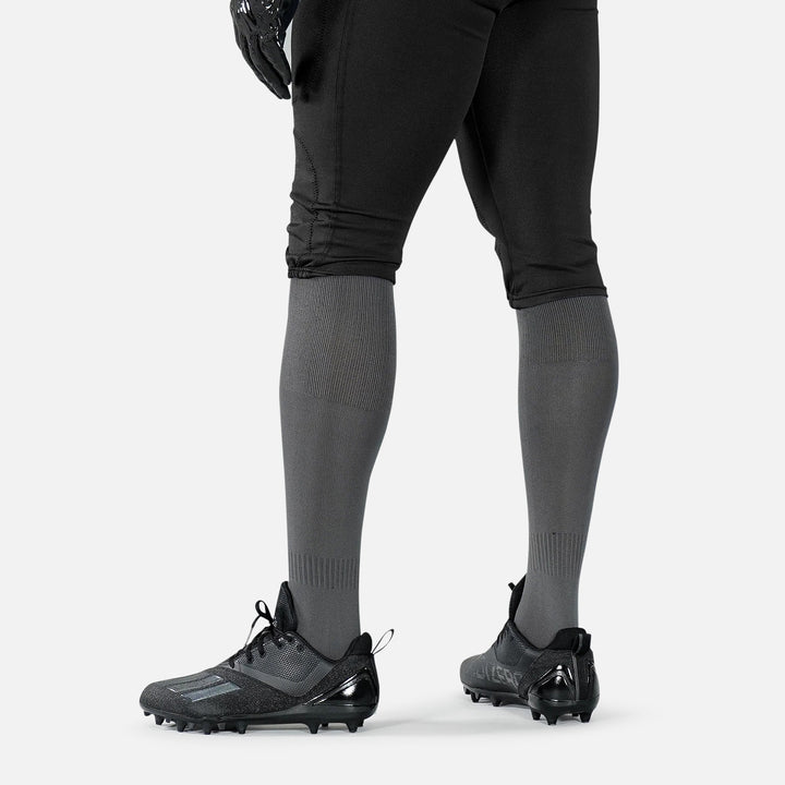 12 Pack Dark Gray Over The Knee Sport Socks