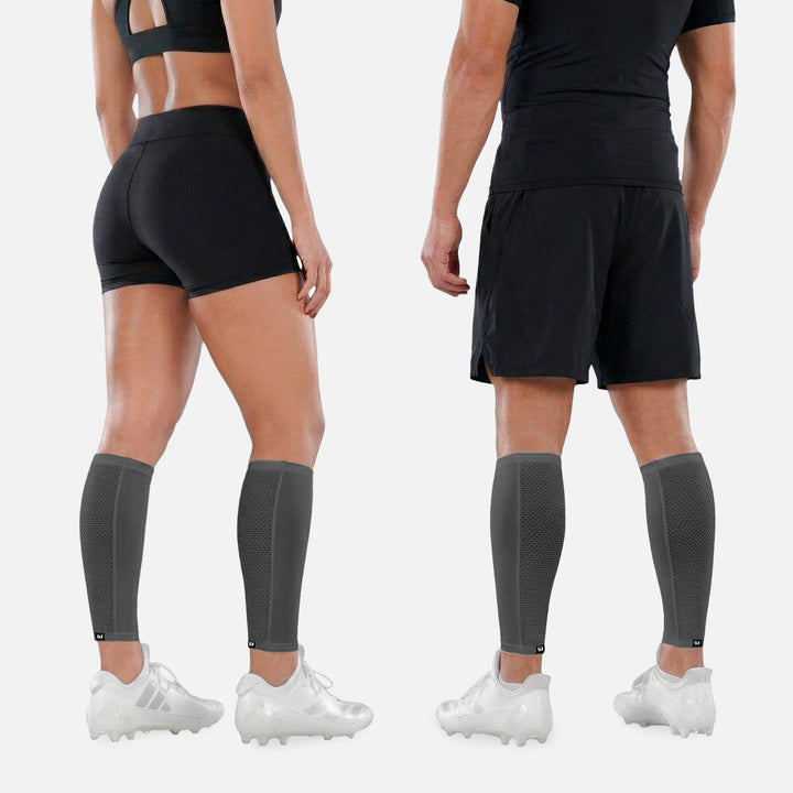 Hue Dark Gray Pro Calf Sleeves