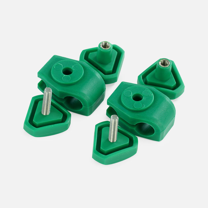 Hue Green Football Helmet Visor Quick Clips