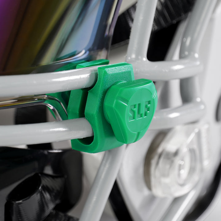 Hue Green Football Helmet Visor Quick Clips