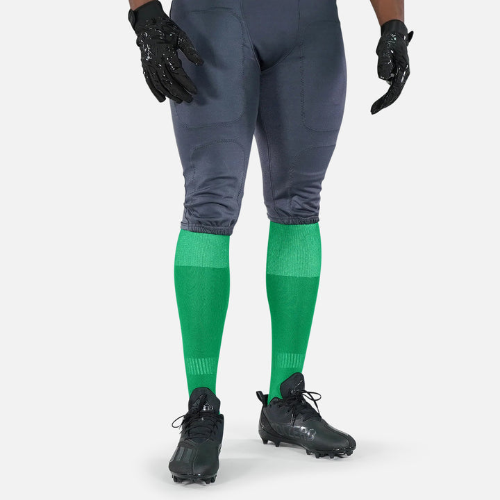 12 Pack Green Over The Knee Sport Socks