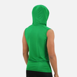 Hue Green Sleeveless Compression Hoodie