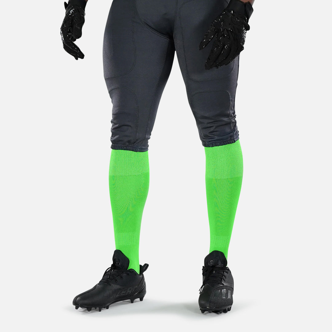 12 Pack Lawn Green Over The Knee Sport Socks