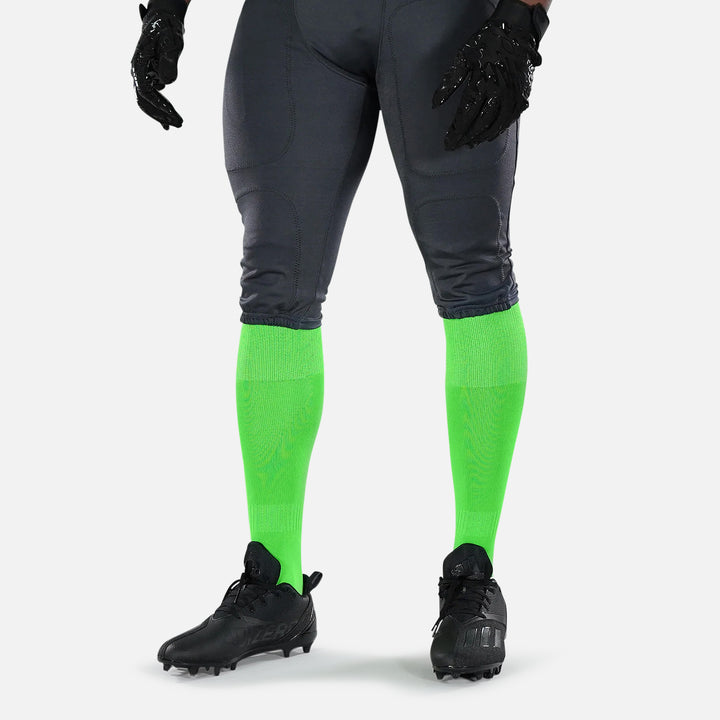 12 Pack Lawn Green Over The Knee Sport Socks