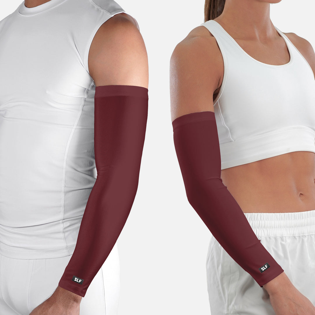 Hue Maroon Arm Sleeve