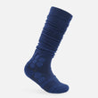 Hue Navy Football Padded Long Kids Socks