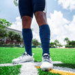 Hue Navy Long Scrunchie Socks