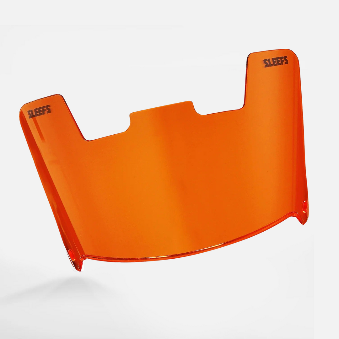 Hue Orange Helmet Eye-Shield Visor