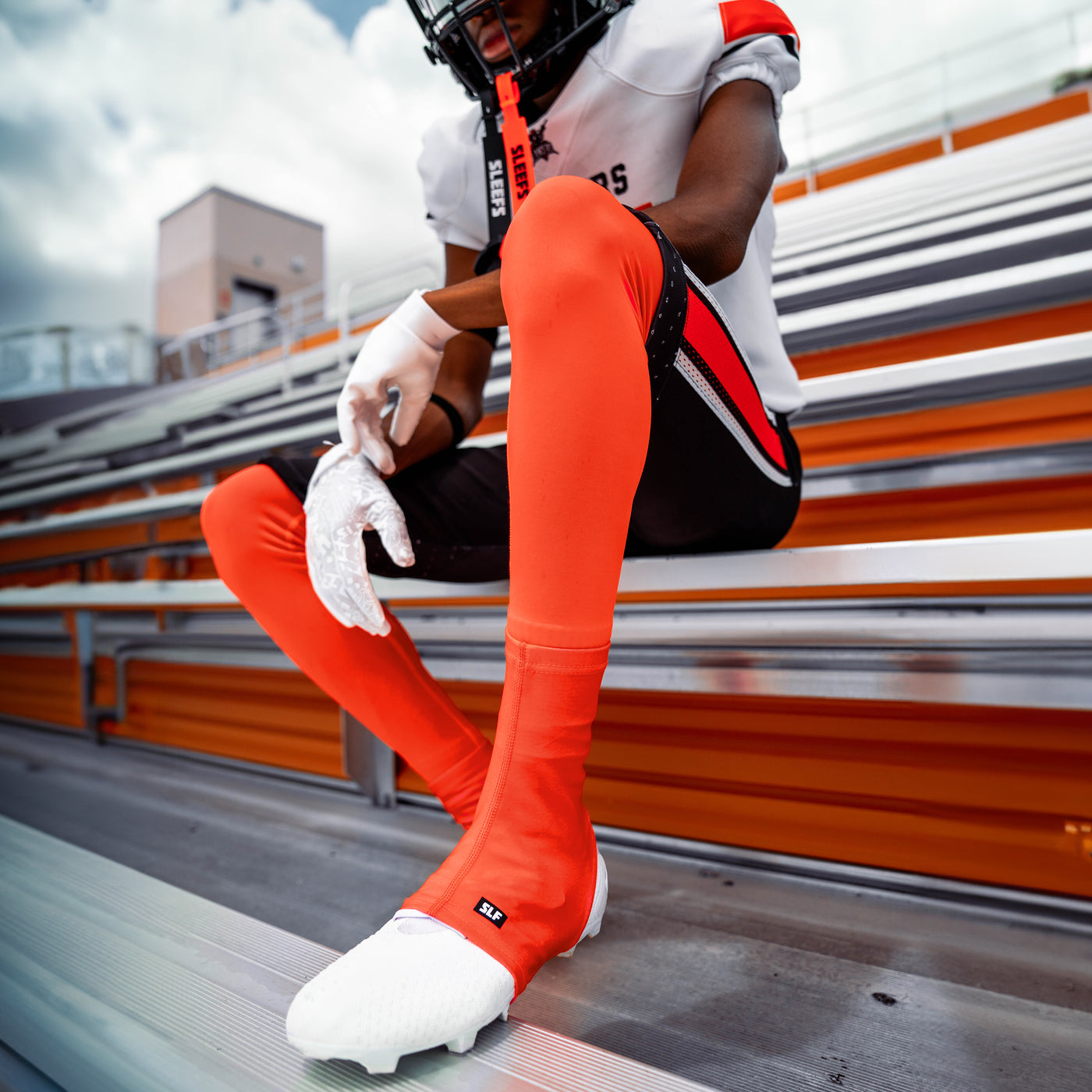 Hue Orange Spats / Cleat Covers