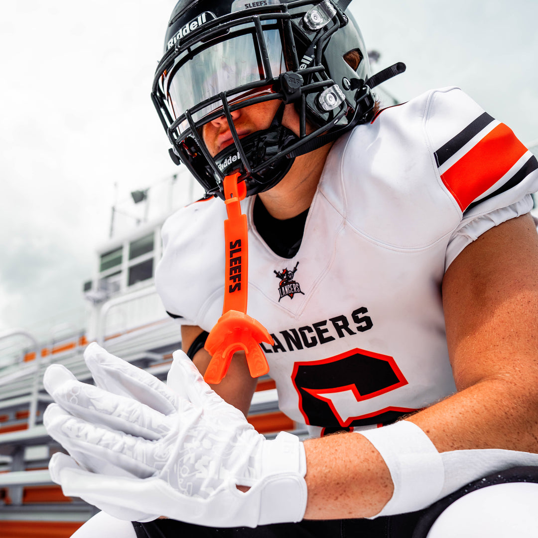 Hue Orange X Football Mouthguard with Logo