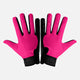 Pink Black Sticky Football Receiver Gloves