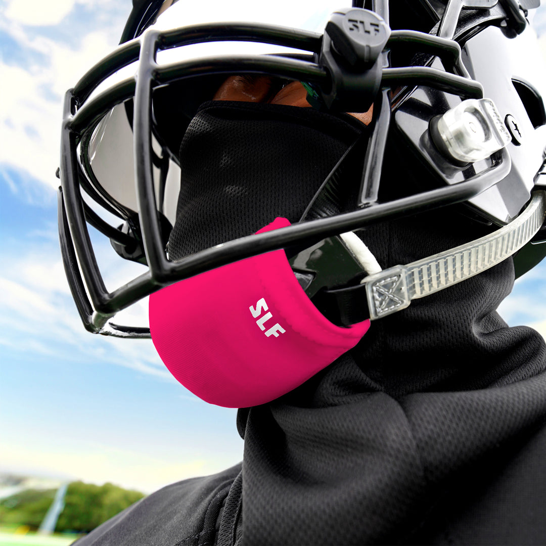 Parliky 4-Pack Hockey Helmet Chin Pad Covers – Soft Chin Strap Pads For Football, Hockey, & Snowboarding (Assorted Colors)