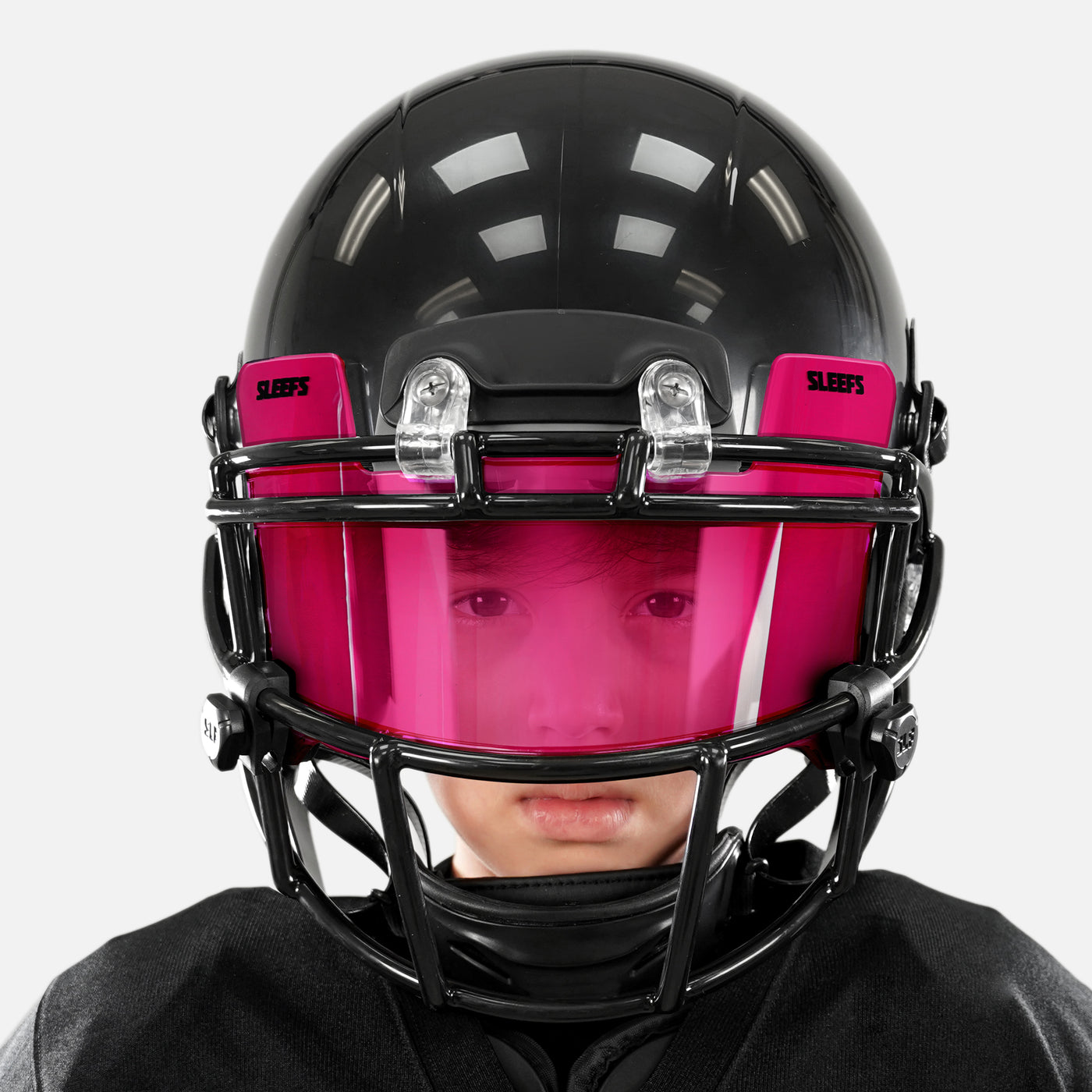 Hue Pink Clear Helmet Eye-Shield Visor for Kids
