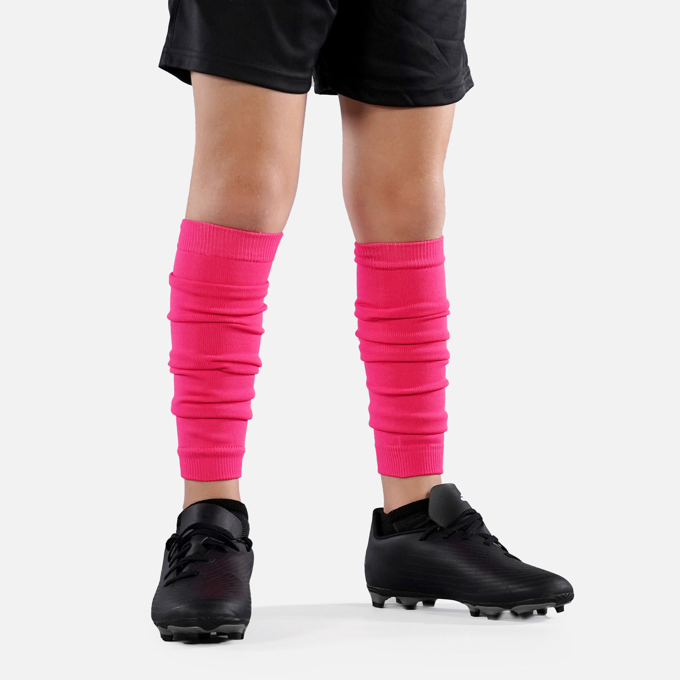 Hue Pink Kids Scrunchie Leg Sleeves
