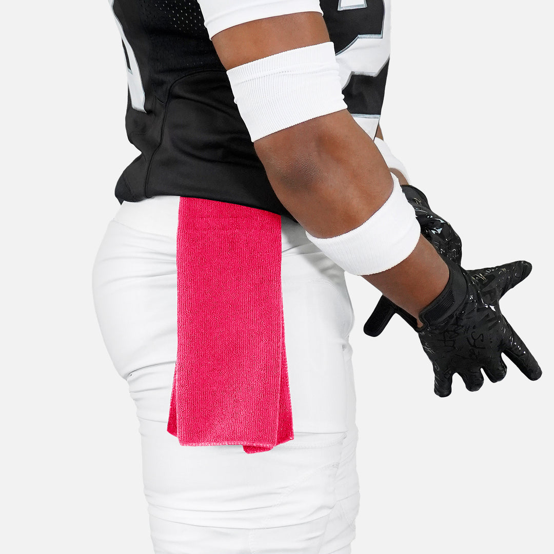 Pink Football Towel