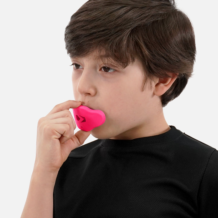 Hue Pink Kids Soft Football Mouthguard
