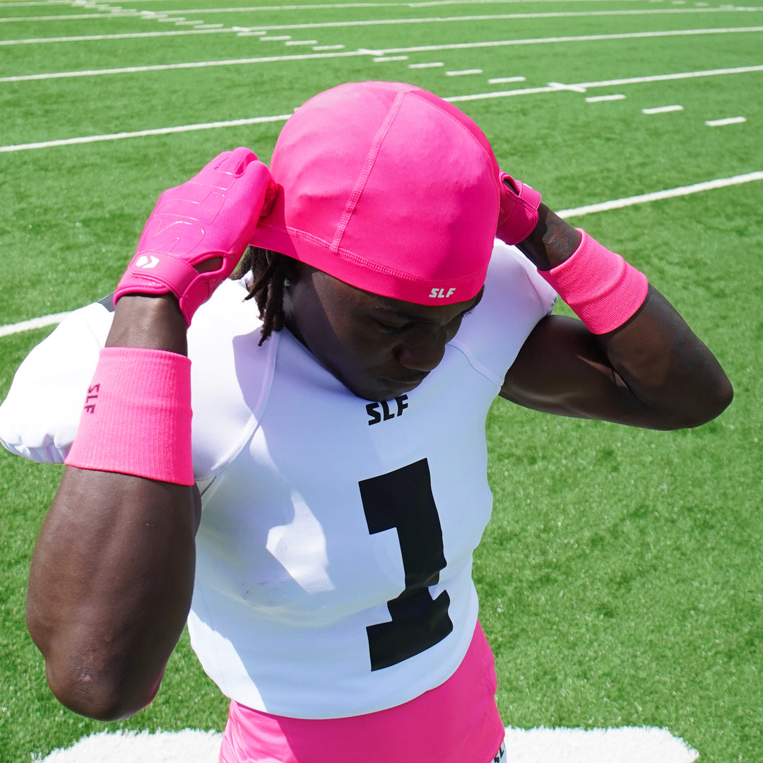 Hue Pink Skull Cap