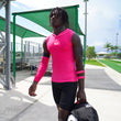 Hue Pink Sleeveless Compression Hoodie