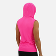 Hue Pink Sleeveless Compression Hoodie