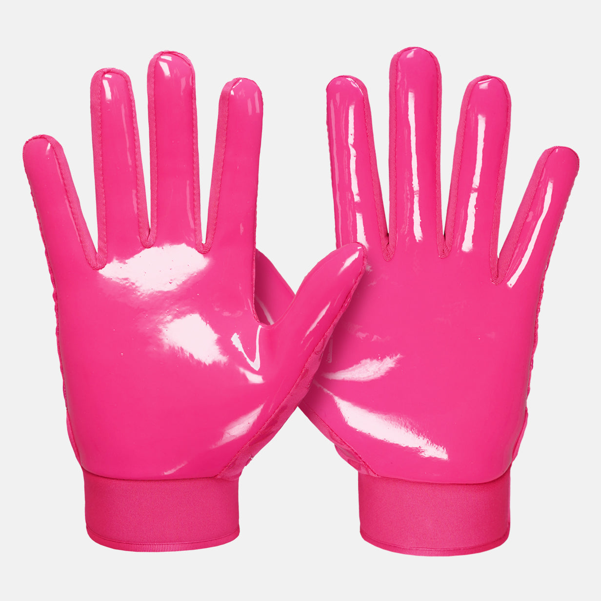 Hue Pink Sticky Football Receiver Gloves