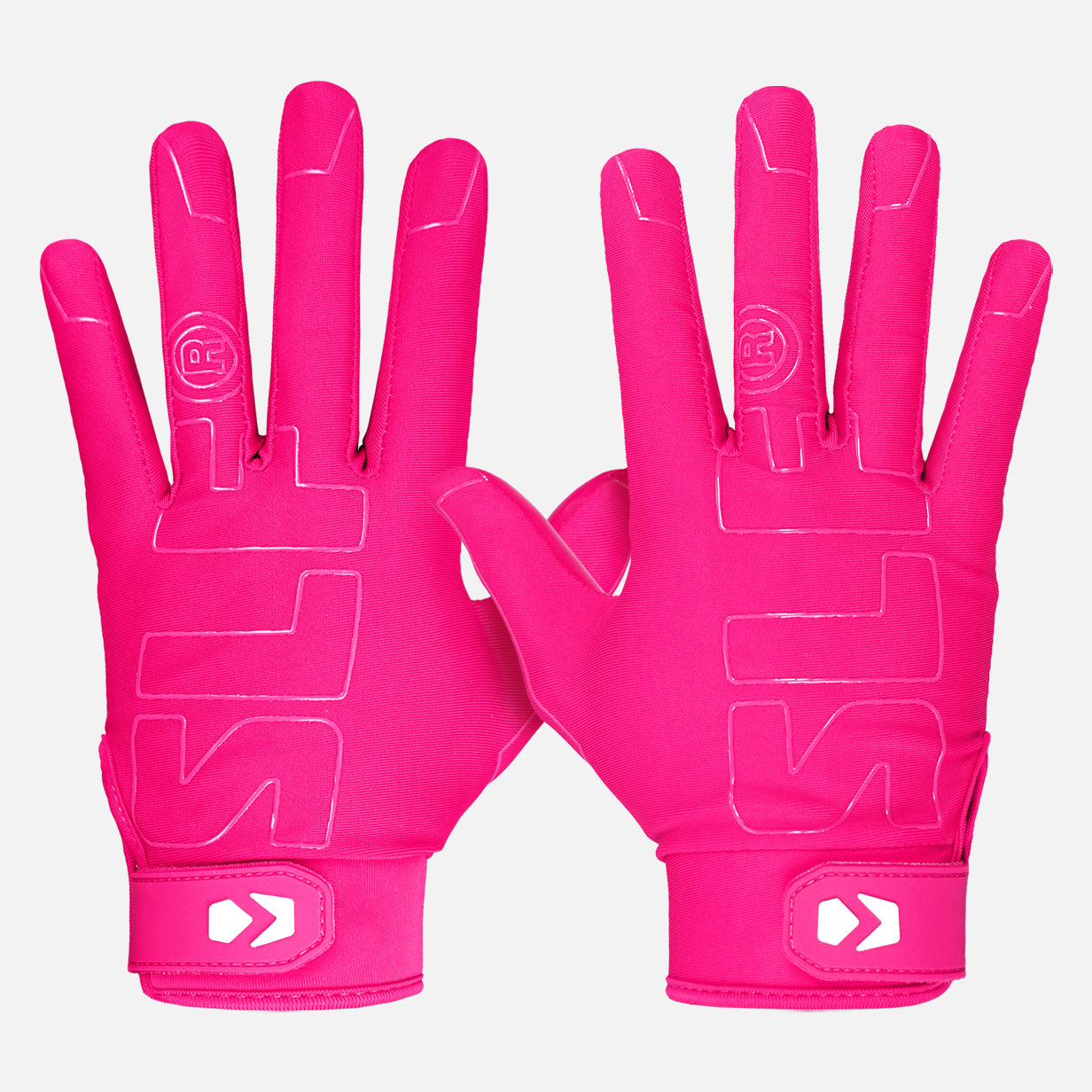 Hue Pink Sticky Football Receiver Gloves – SLEEFS