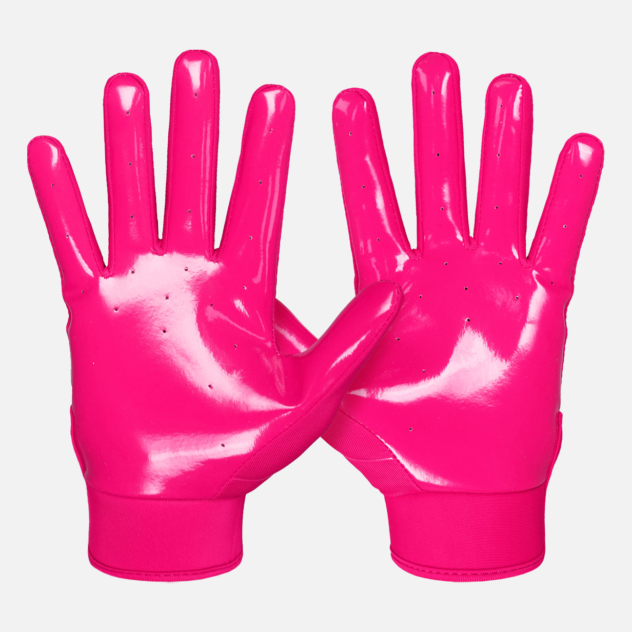 Hue Pink Sticky Football Receiver Gloves