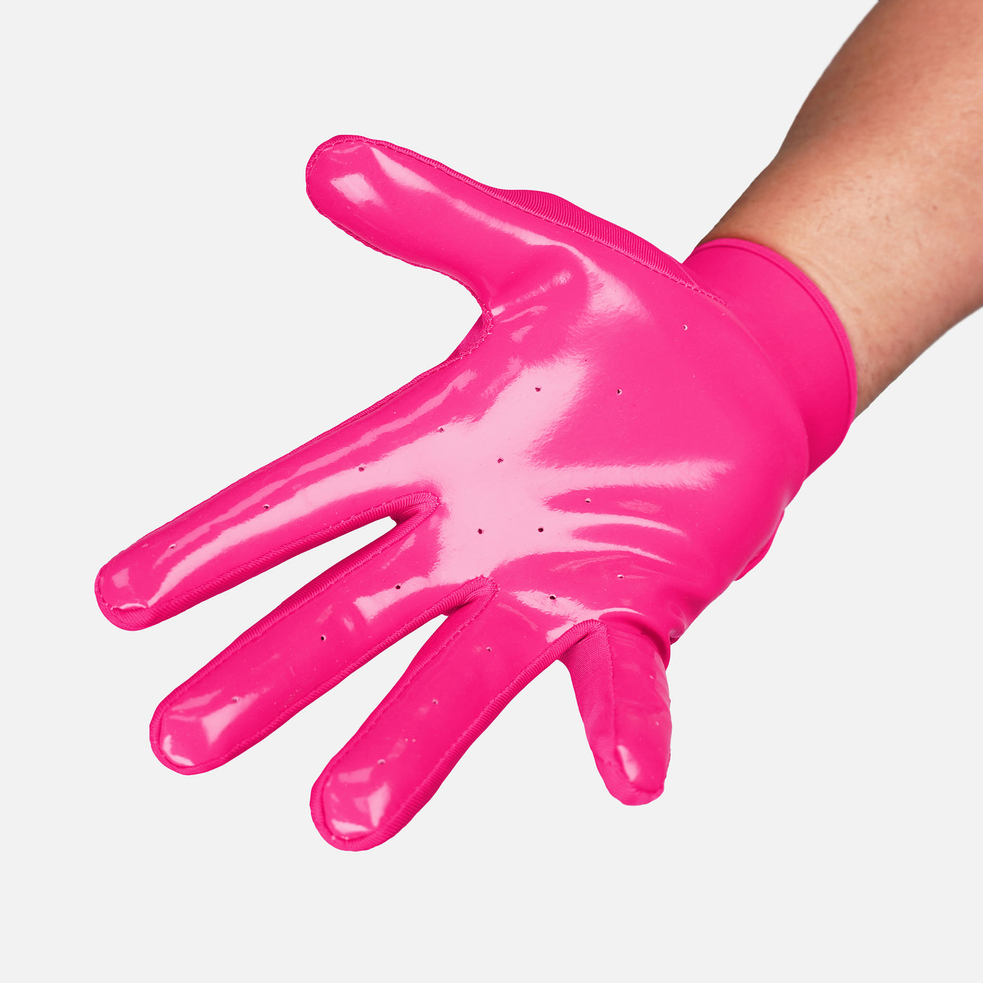 Hue Pink Sticky Football Receiver Gloves