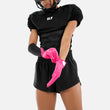 Hue Pink Sticky Football Receiver Gloves for Women