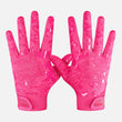 Hue Pink Sticky Football Receiver Gloves for Women